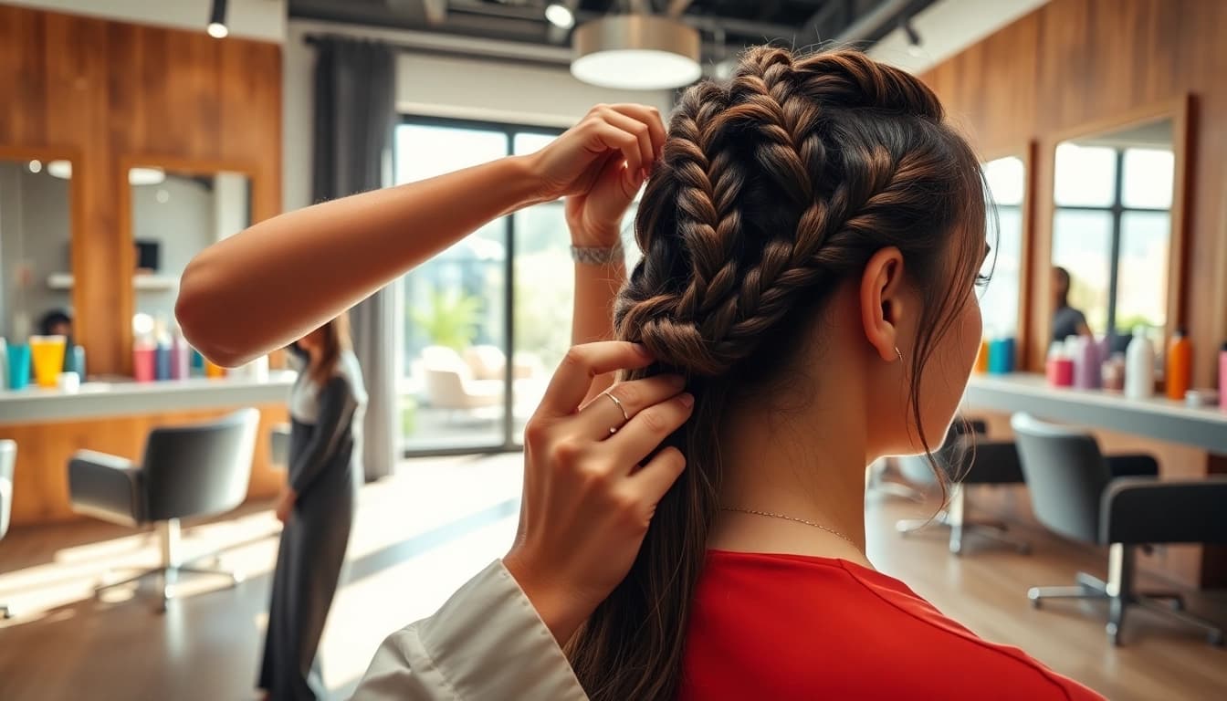 Servicii de salon coafor bucuresti cu hairstylist experimentat pentru un stil personalizat.