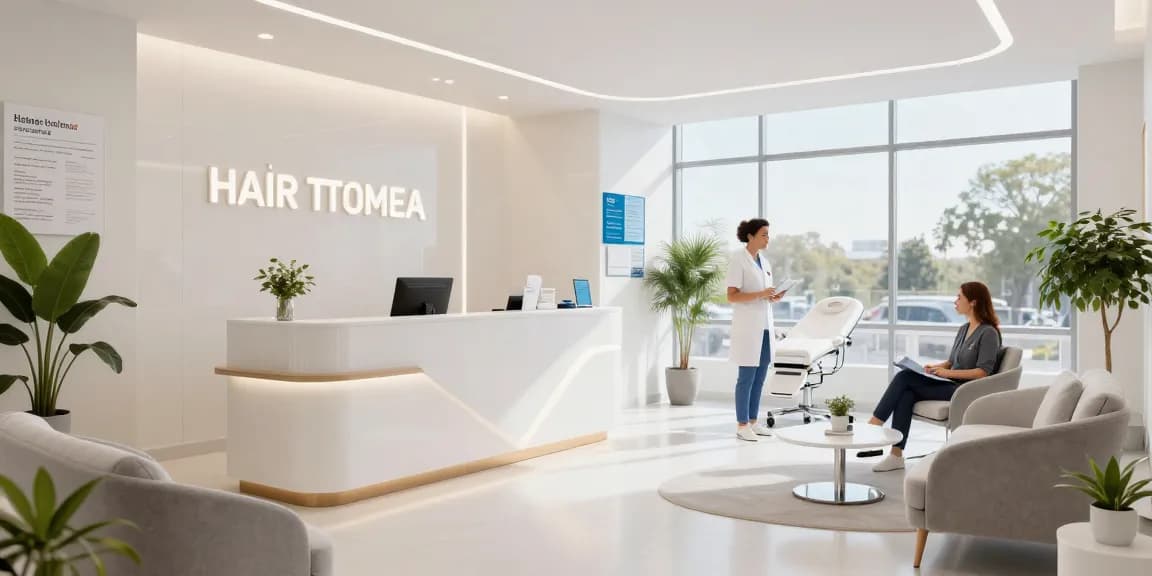 Hair transplant Turkey clinic environment with expert care and welcoming staff.