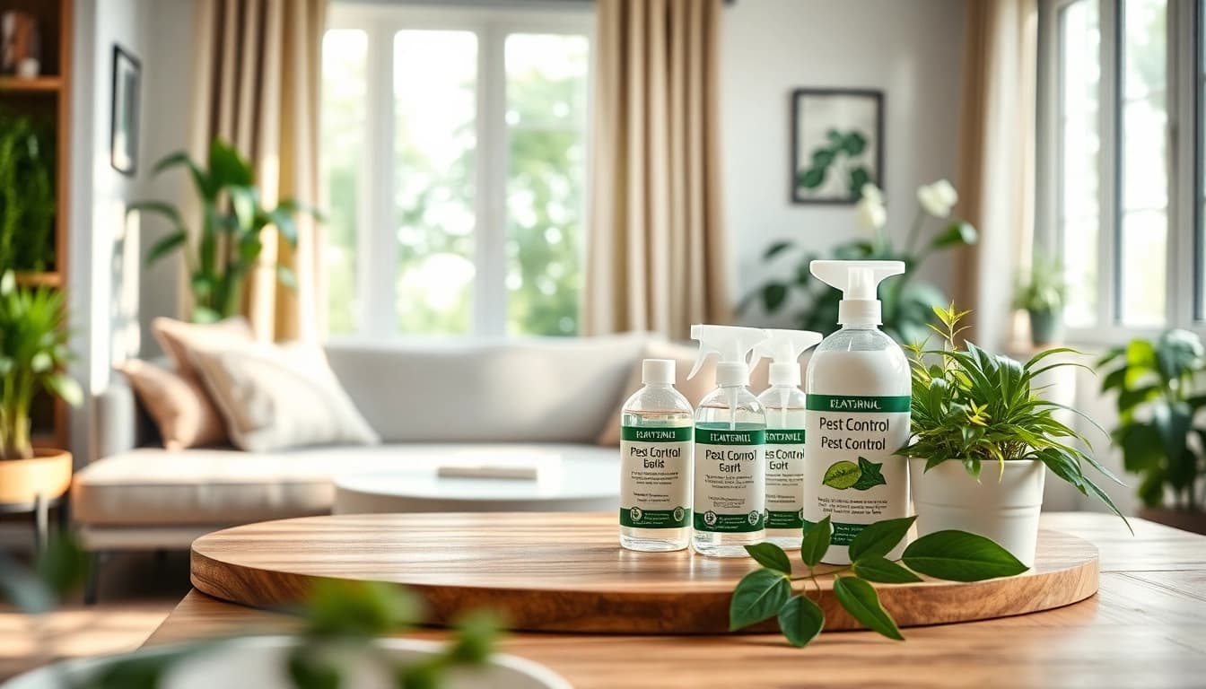 Explore non toxic pest control home solutions showcased in a natural, serene environment.