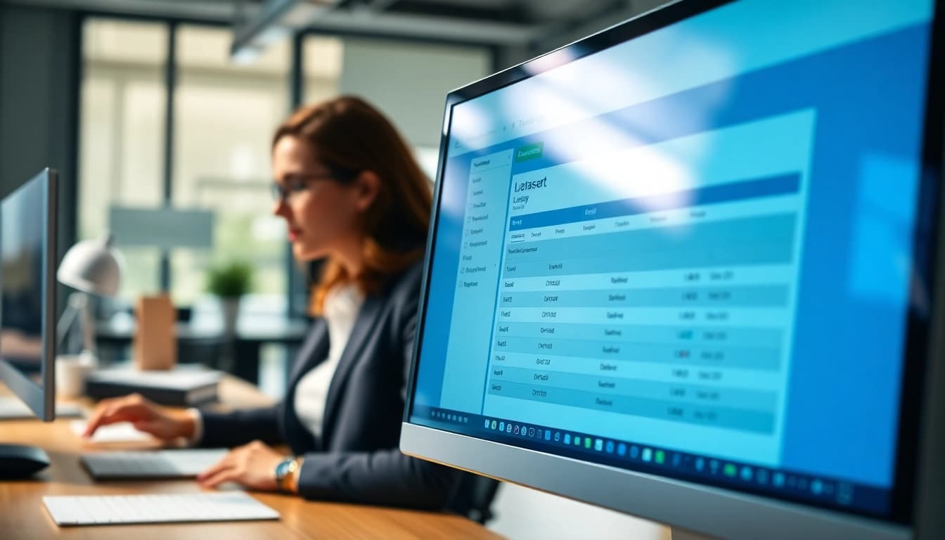 Utilize the document and link tracking tool in a professional office setting.
