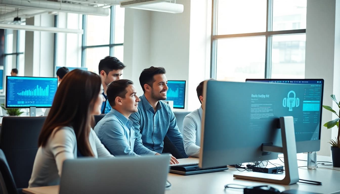 Delivering expert IT Managed Service Provider Clearwater FL solutions in a professional office setting.
