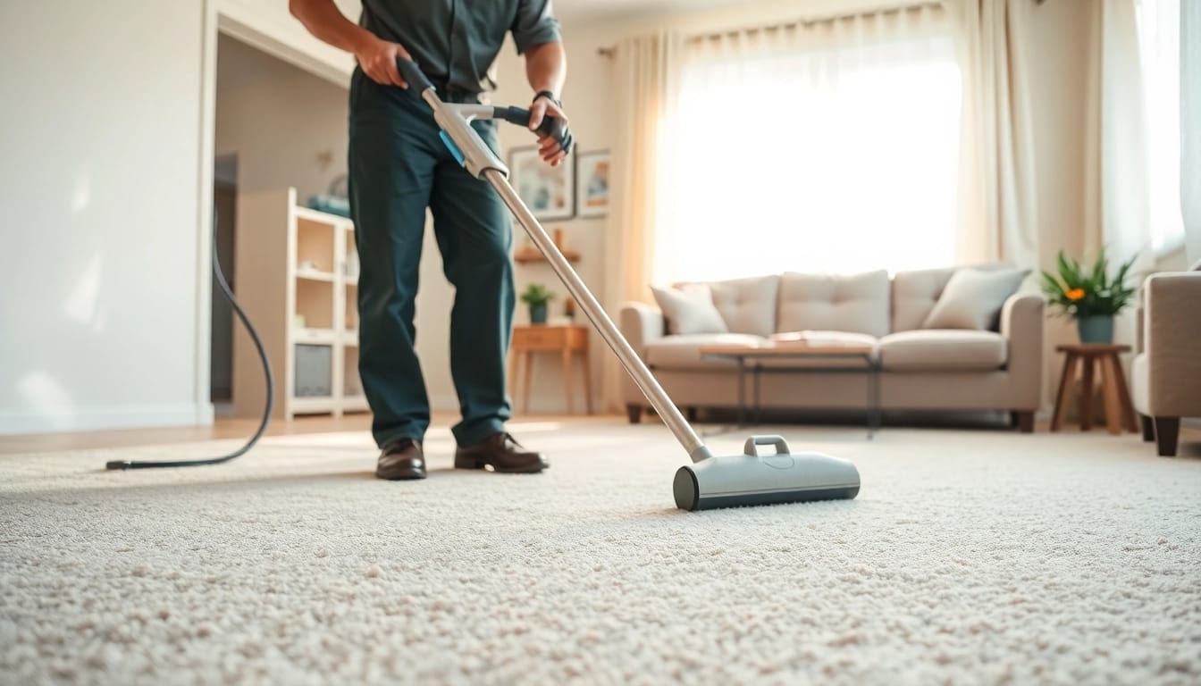 Efficient carpet cleaners lincoln ca restoring fresh carpets in a sunny living room.
