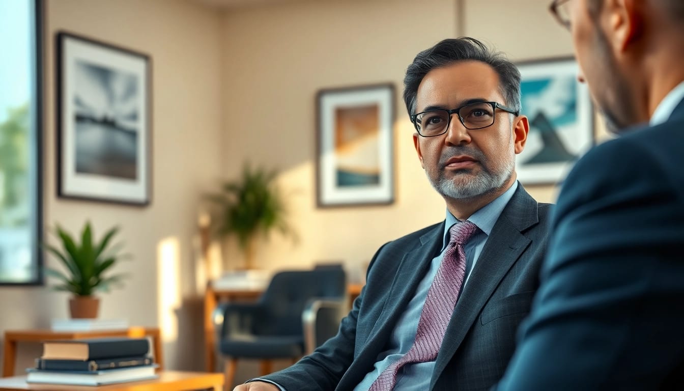 Meet certified psychiatrist India in a warm office setting providing expert counseling.