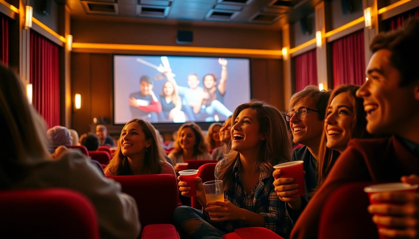 ดูหนัง กับเพื่อน ๆ ในโรงภาพยนตร์อบอุ่น ตื่นเต้นไปกับภาพยนตร์ใหม่
