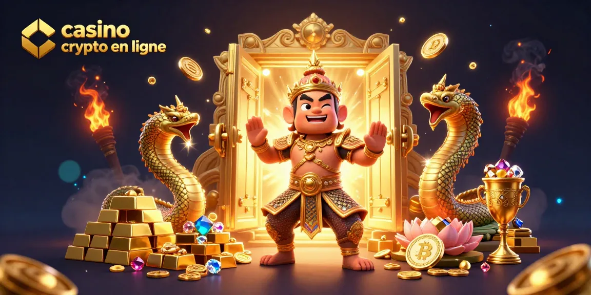 Jouez au casino crypto en ligne avec des gardiens de temple thaïlandais et des trésors brillants.