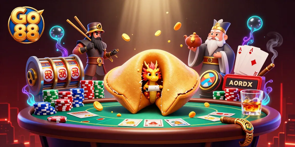 Experience the exciting world of Go 88 and its golden gaming fortune with dynamic casino elements.