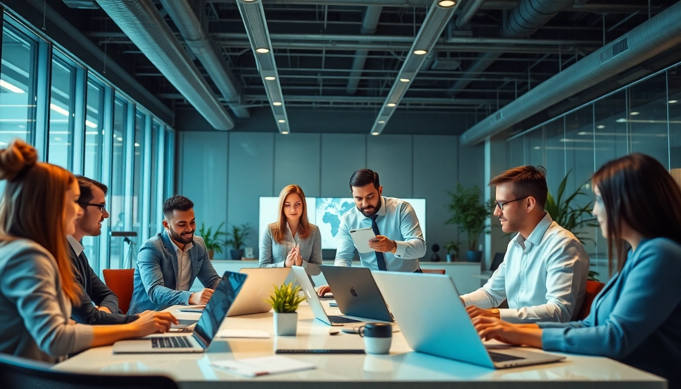 Enhance productivity with an enterprise assistant in a collaborative office environment.