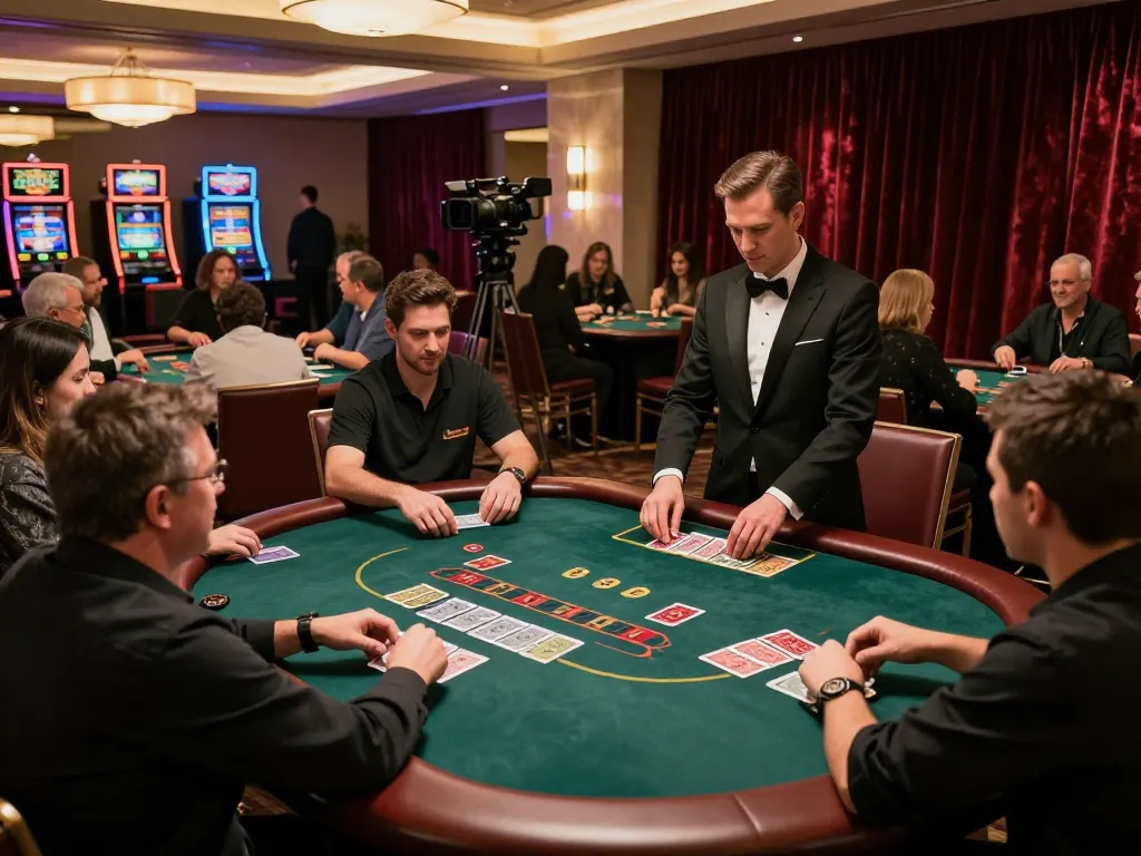 Players engaging in thrilling blackjack at SC88 casino table, showcasing active betting and strategic gameplay