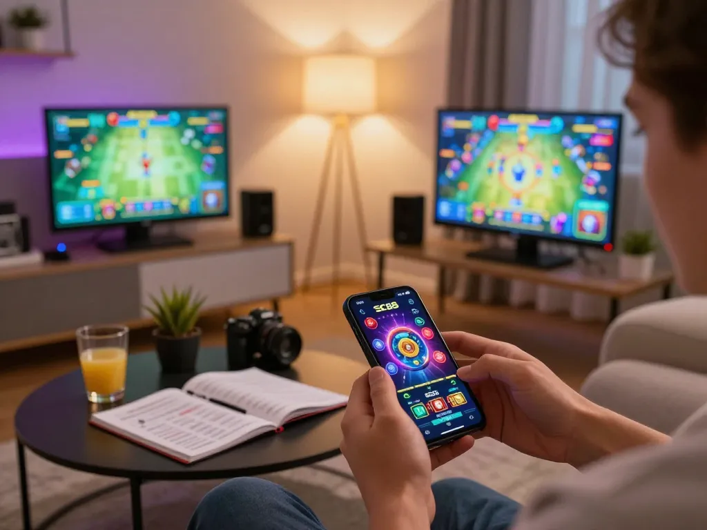 Engaging gameplay on the SC88 online casino app with vibrant graphics showcasing user interaction.