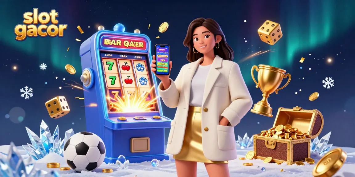 Experience the thrill of slot gacor with captivating visuals of a dynamic casino scene that draws players in.