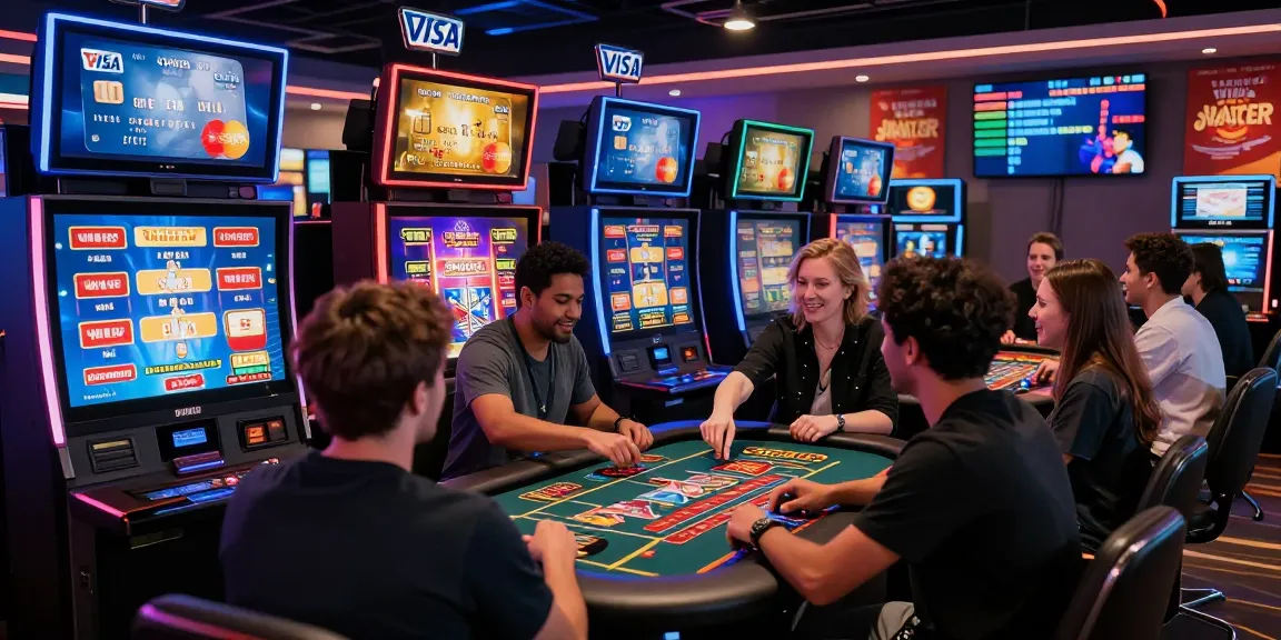 Exciting gameplay at credit card casinos UK featuring Visa and Mastercard.