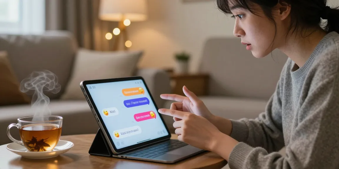 Engaging conversation in a cozy setting with sex ai chat, exploring AI's role in modern relationships.