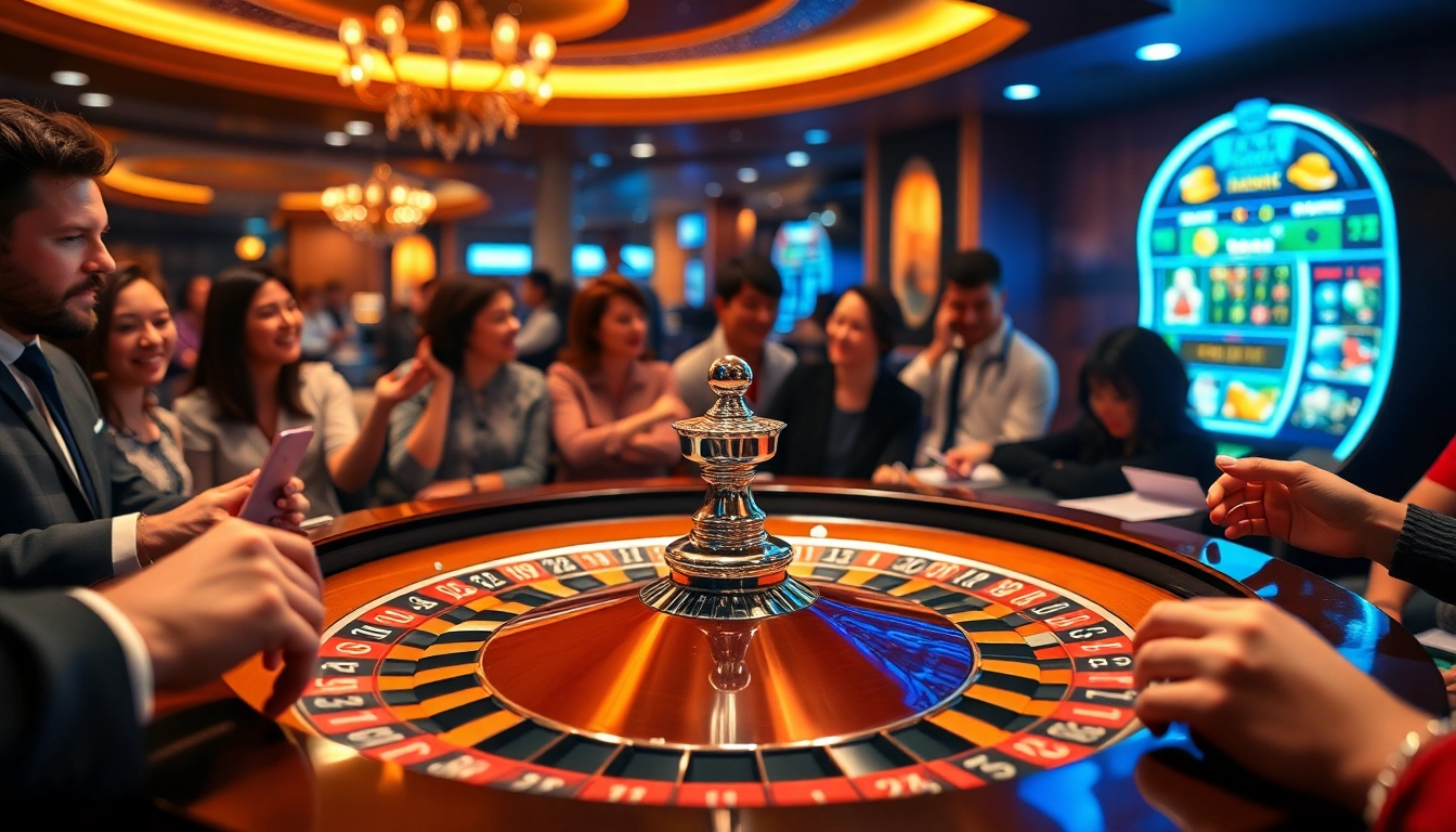Scatter hitam symbol shines brightly among vibrant casino games, enhancing the winning atmosphere.
