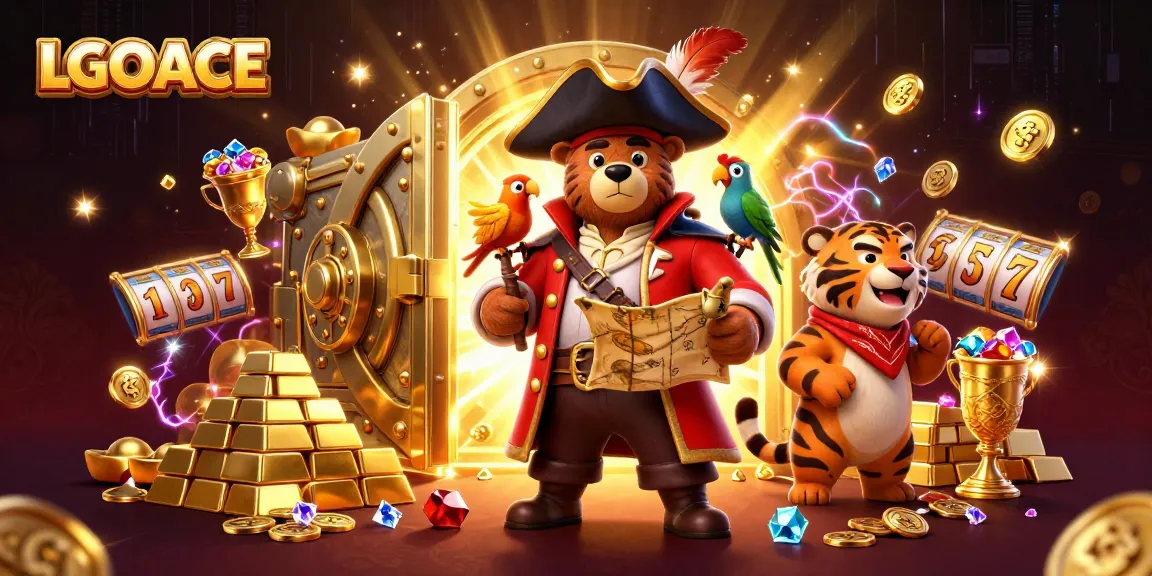 LGOACE enhances your slots experience with vibrant colors and engaging characters in an exciting casino atmosphere.