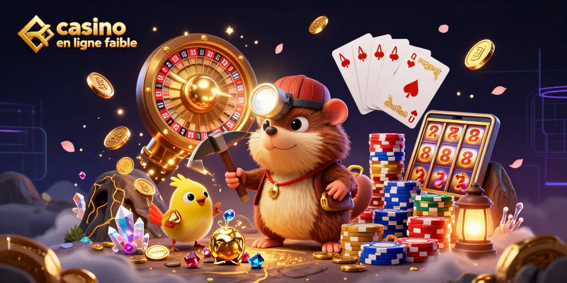 Explorez le casino en ligne fiable avec des personnages de jeu dans un monde vibrant rempli de trésors.