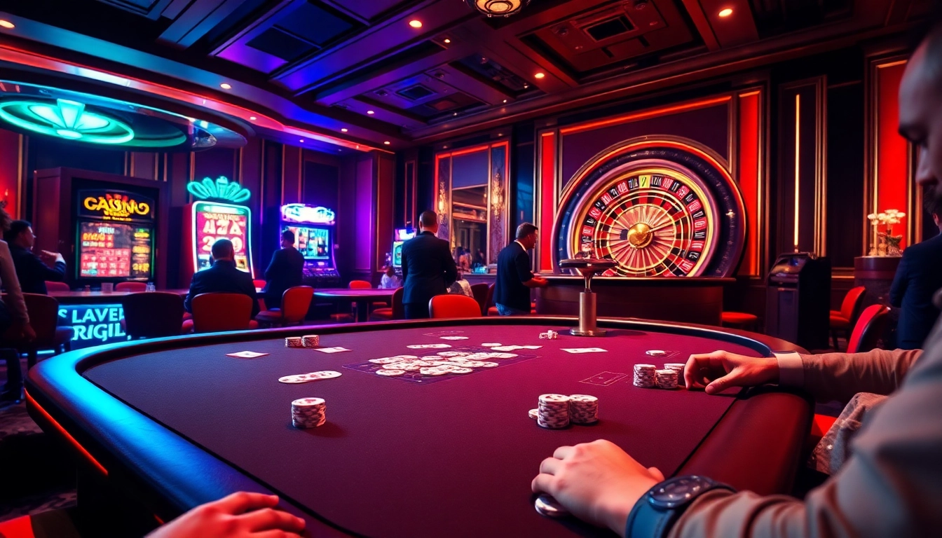 Engage with high-stakes poker action at https://shbet.law/, featuring an elegant table setup and vibrant casino atmosphere.