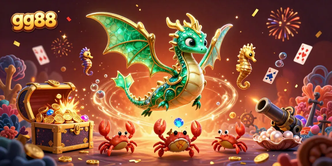 Experience thrilling gameplay at gg88 with enchanting sea creatures and rich casino elements.