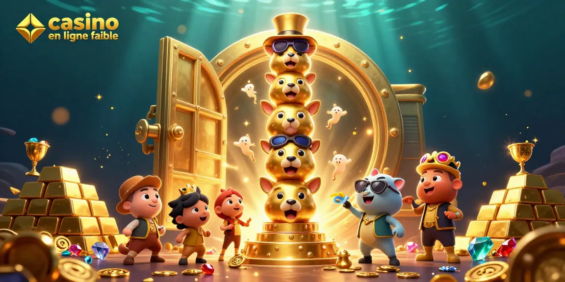 Casino en ligne fiable avec un totem 3D et des richesses scintillantes pour les joueurs.