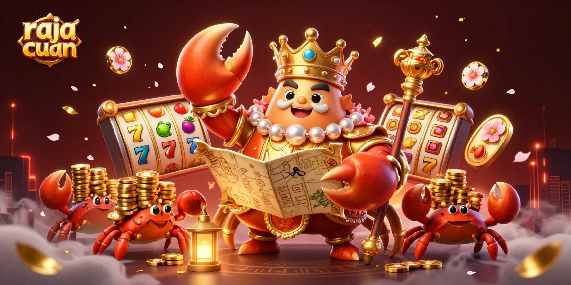 Raja cuan menunjukkan strategi menang dalam permainan slot dengan ilustrasi yang dinamis dan menarik.