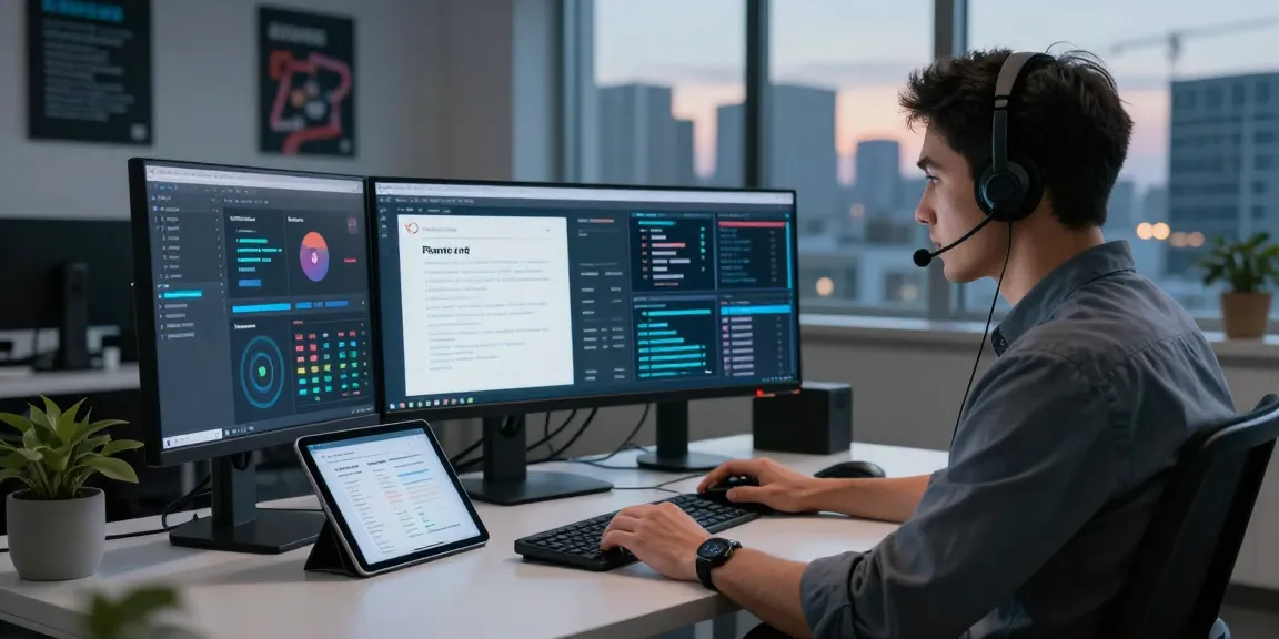 Detect PDF fraud with AI technology in a modern cybersecurity workspace.