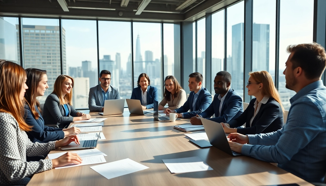 Engage in strategic discussions on Federal and State contracts with a diverse team in a corporate setting.