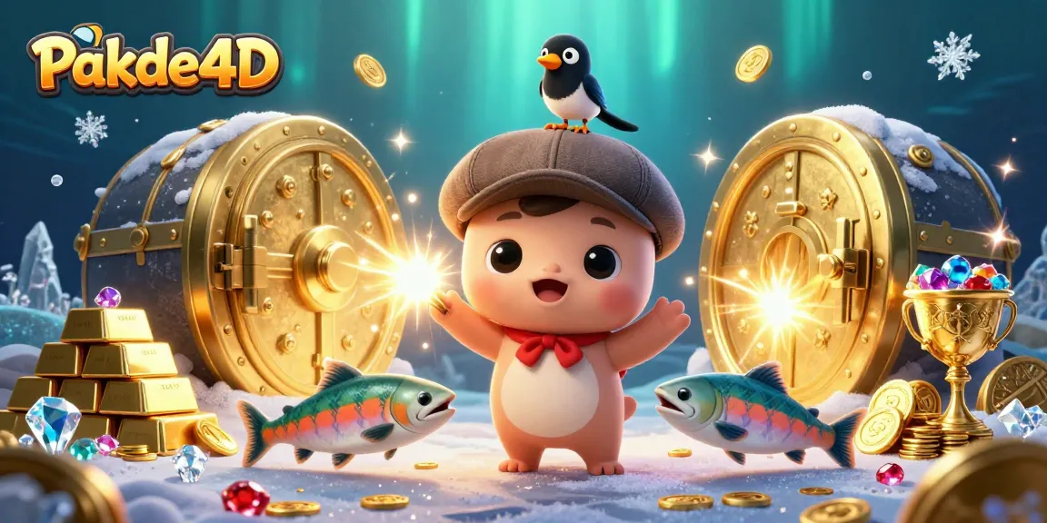 Pakde4D offers an exciting gaming adventure illustrated with charming characters and dynamic treasure elements.
