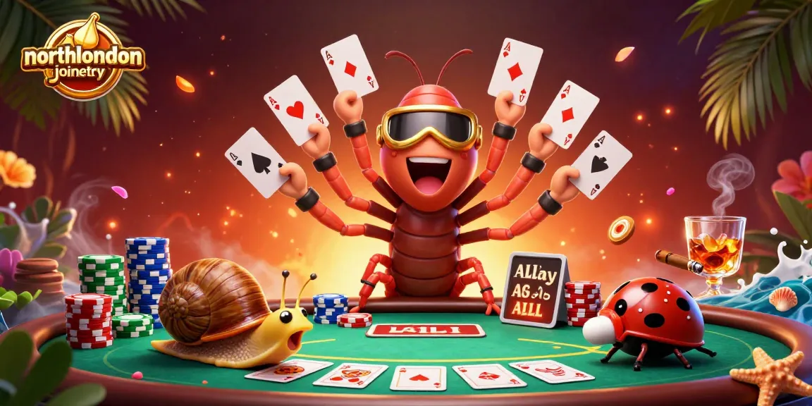 Dealer utama di northlondonjoinery menampilkan kartu dan chip dalam suasana kasino yang mengasyikkan.