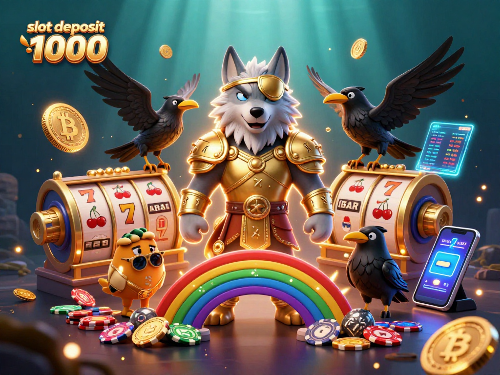 Saat bermain, slot deposit 1000 menghadirkan karakter Odin dan ravennya di jembatan chip kasino.