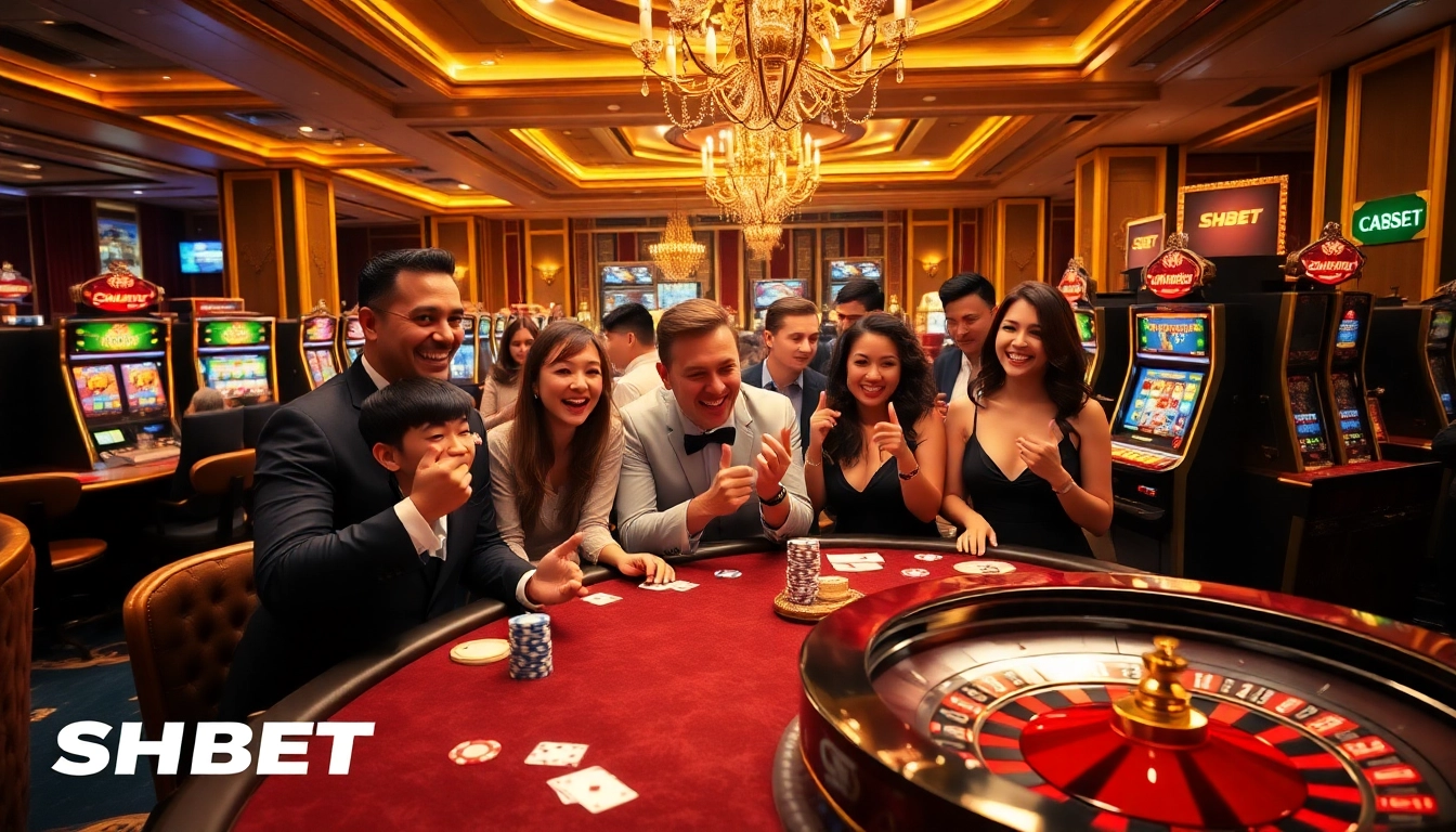 Experience the excitement of SHBET online with vibrant casino games and engaging players.