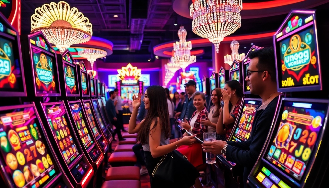 Menangi pengalaman seru bermain Unogg slot game dengan pemain antusias di kasino.