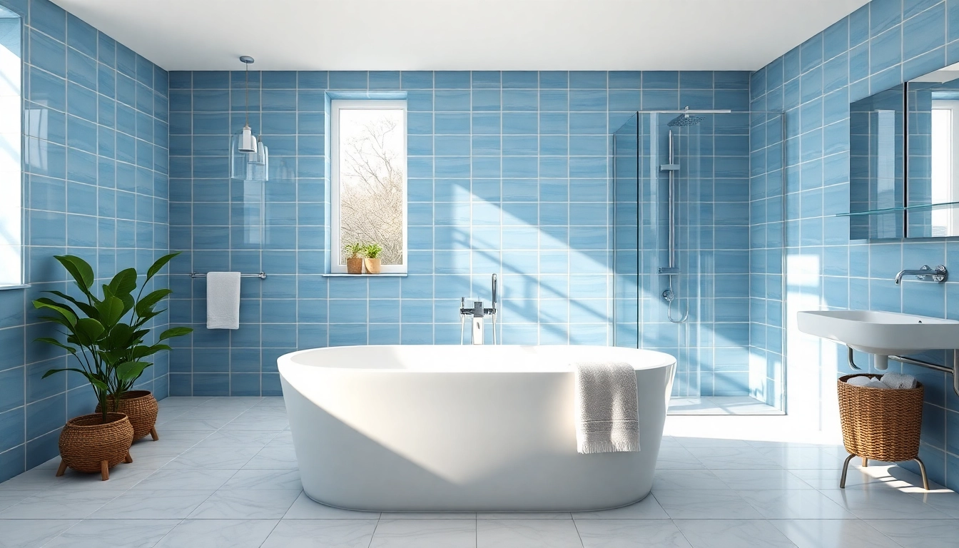 Experienced bathroom fitters Manchester showcasing a luxurious renovation in a bright setting.