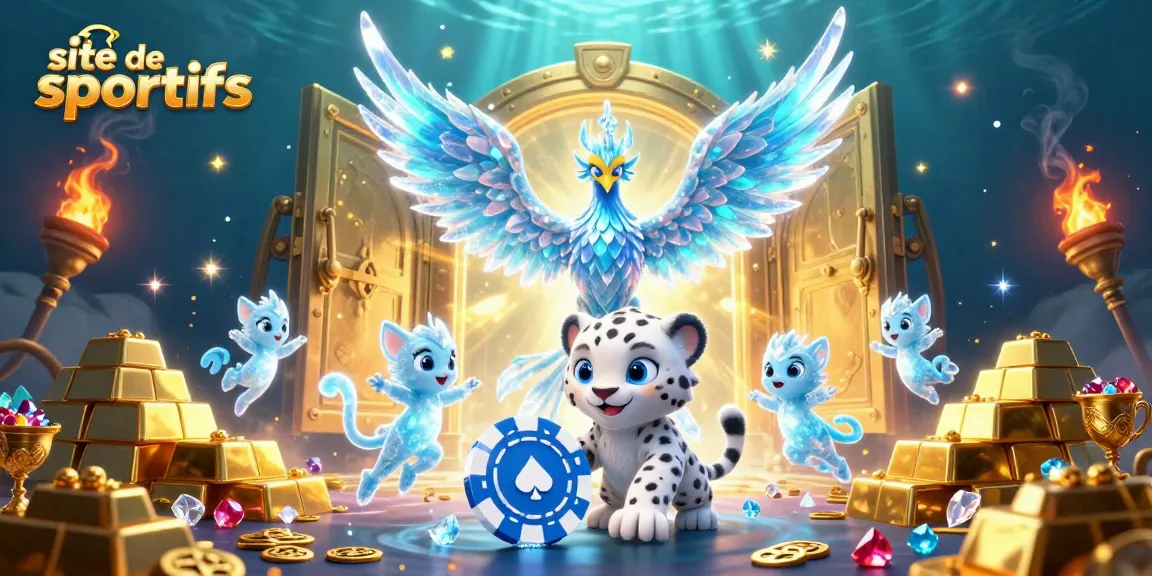 Illustration captivante du site de paris sportifs avec des éléments de jeux captivants.