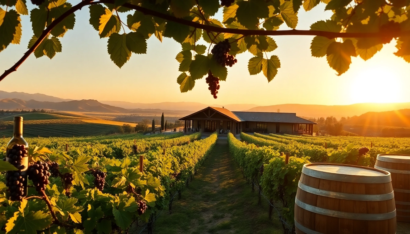 Indulge in the scenic beauty of Winery Sacramento with vineyards and tasting room.