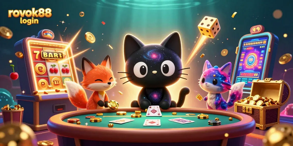 Experience seamless gaming at rokok88 login with a cosmic twist, featuring vibrant casino action!