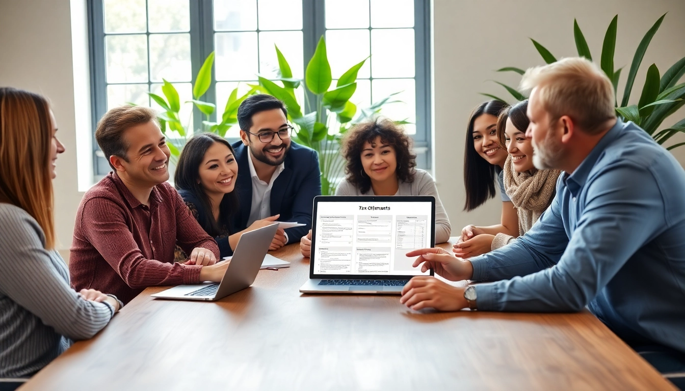 Tax consultation with IRS-focused financial advice for a diverse family.