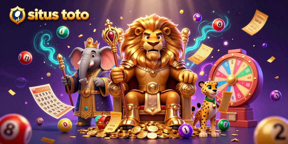 Engage in situs toto with vibrant lottery elements and charismatic casino characters.