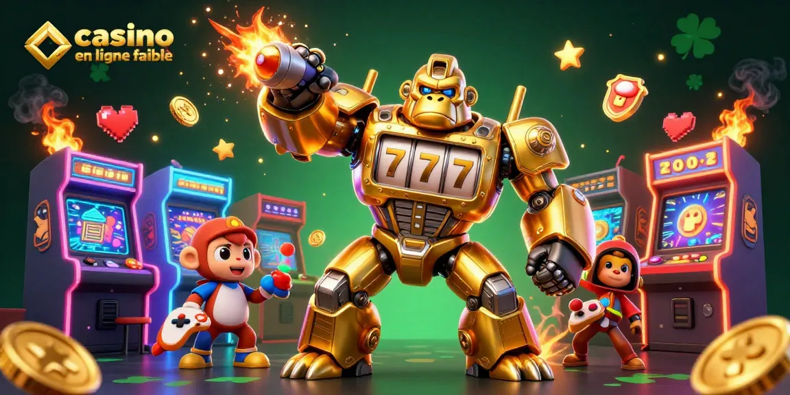 Jouez au casino en ligne fiable avec des machines à sous mécaniques dans un univers dynamique.