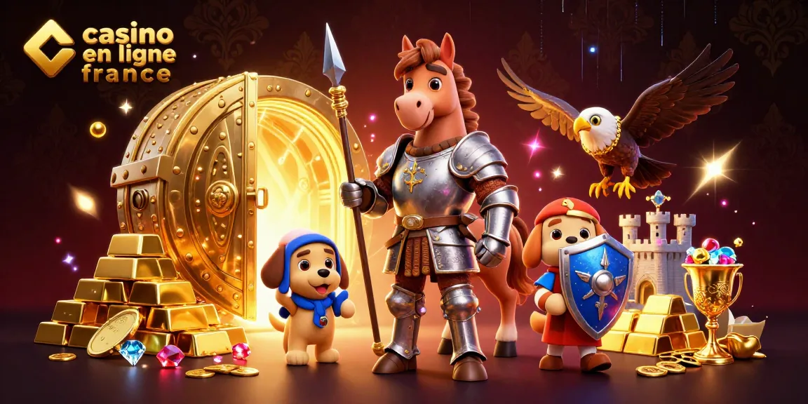 Jouez dans un casino en ligne France avec des personnages et trésors animés pour une expérience immersive.