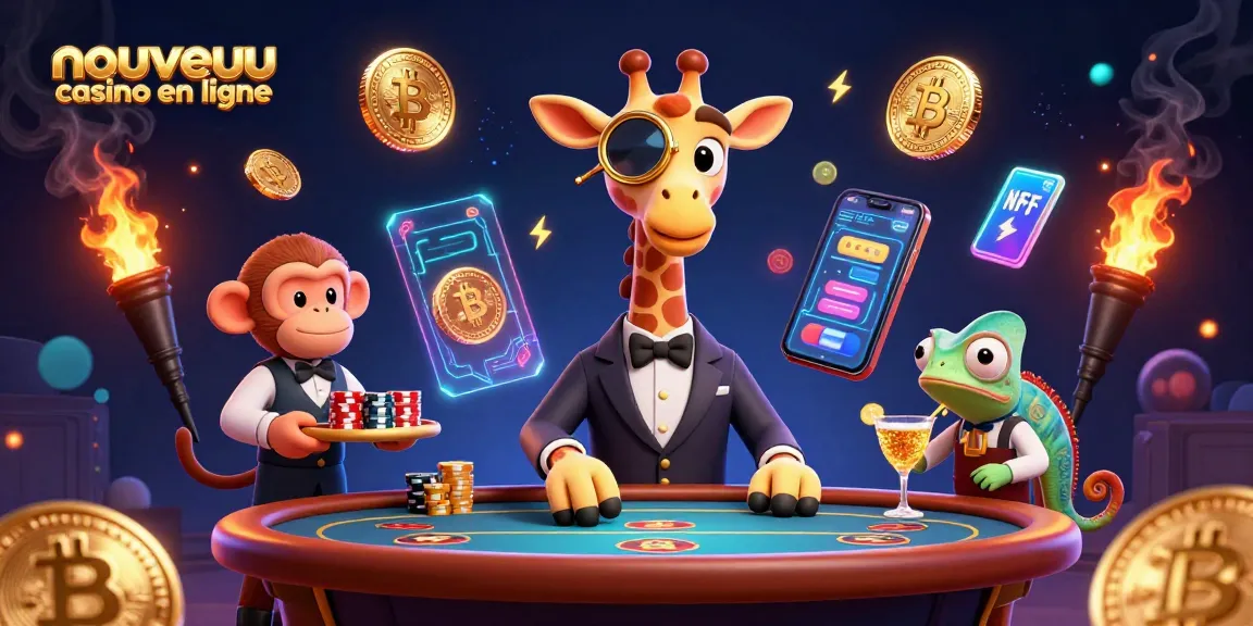 Jouez au nouveau casino en ligne avec le giraffe high-roller et des jetons en or scintillants.