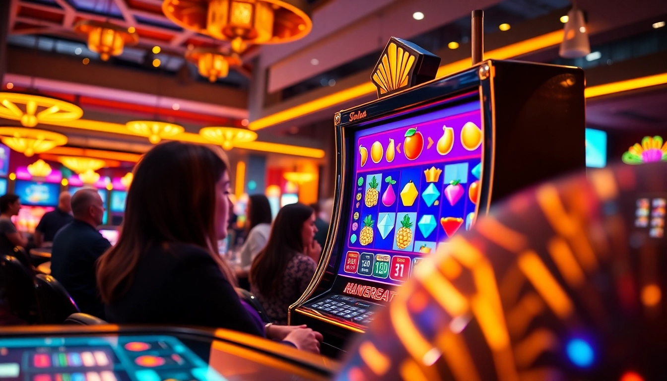 Engage with the thrilling link slot demo featuring colorful symbols and lively atmosphere.