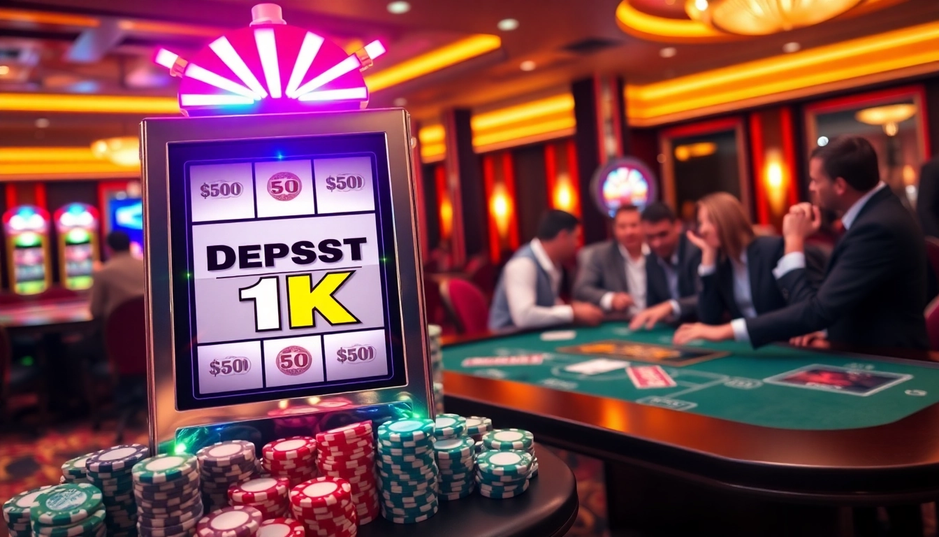 Rasakan sensasi slot deposit 1K pada mesin slot yang terang benderang siap meraih kemenangan besar.