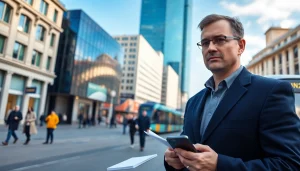 Capture local happenings from https://diknews.co.uk/manchester-news/ in vibrant urban setting.