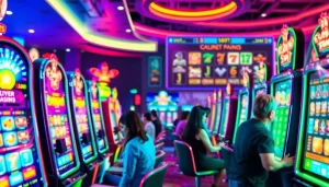 Menangkan pengalaman bandar bola slot dengan mesin slot yang berkilau dan pemain yang antusias.