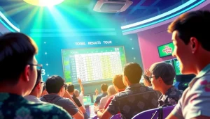 Menampilkan pengalaman togel togel yang seru di ruang permainan yang penuh warna.