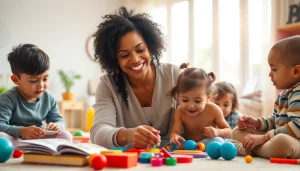 Engaging Yaya Middle East nanny services Dubai in a welcoming family setting, showcasing warmth and professionalism.