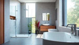 Erleben Sie die eleganten Badezimmerprodukte von sonni sanitär GmbH in einem modernen Ambiente.