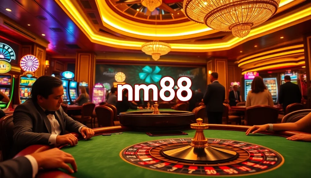 mm88 captivates players at an upscale casino poker table, showcasing thrilling gameplay and vibrant atmosphere.