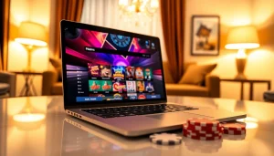 Experience the thrill of the best online casinos for Canada through engaging digital gaming scenes.