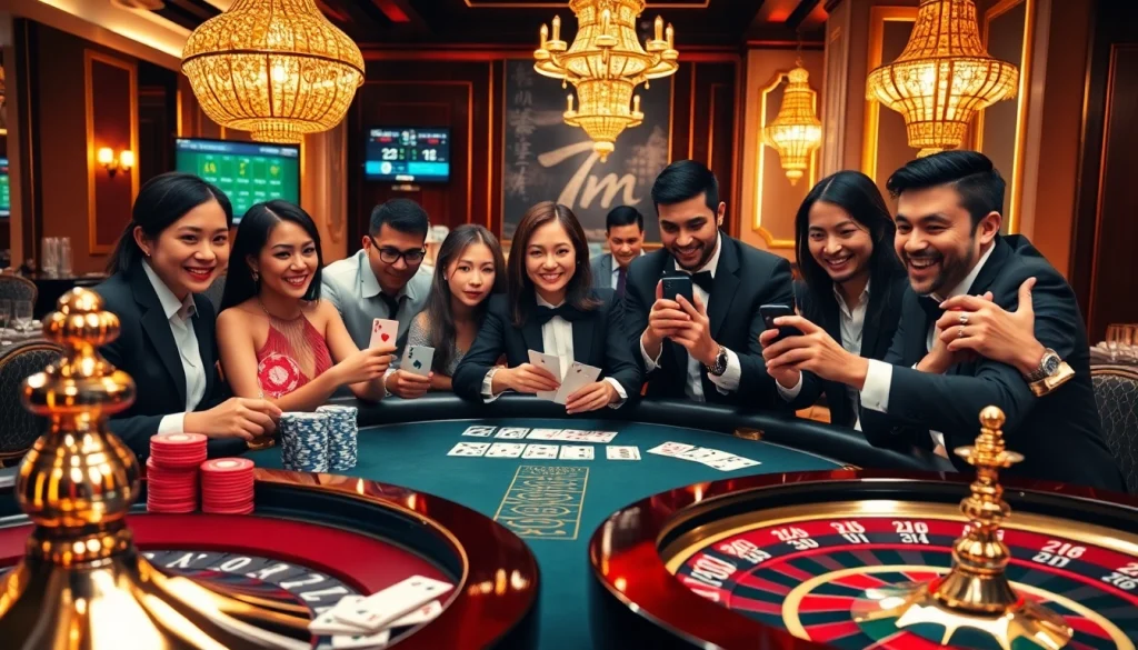 Experience the excitement of live betting with 7m.cn in a luxurious casino setting, featuring engaging table games.