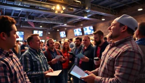 Engaged fans in a sports betting Texas environment, showcasing the excitement and community spirit.